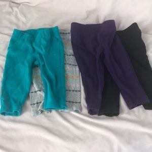 Baby leggings lot!  2 Primary, 2 Cat & Jack!